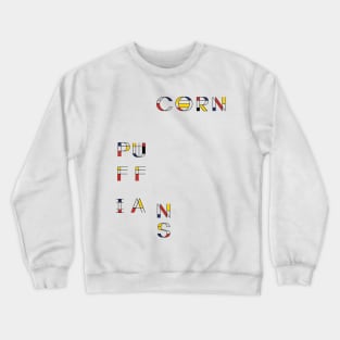 Limited Edition Mondrian Inspired Corn Puffians Design! Crewneck Sweatshirt